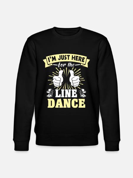 Line Dancer Line Dancing - Stanley/Stella CHANGER Unisex Organic Sweatshirt - black