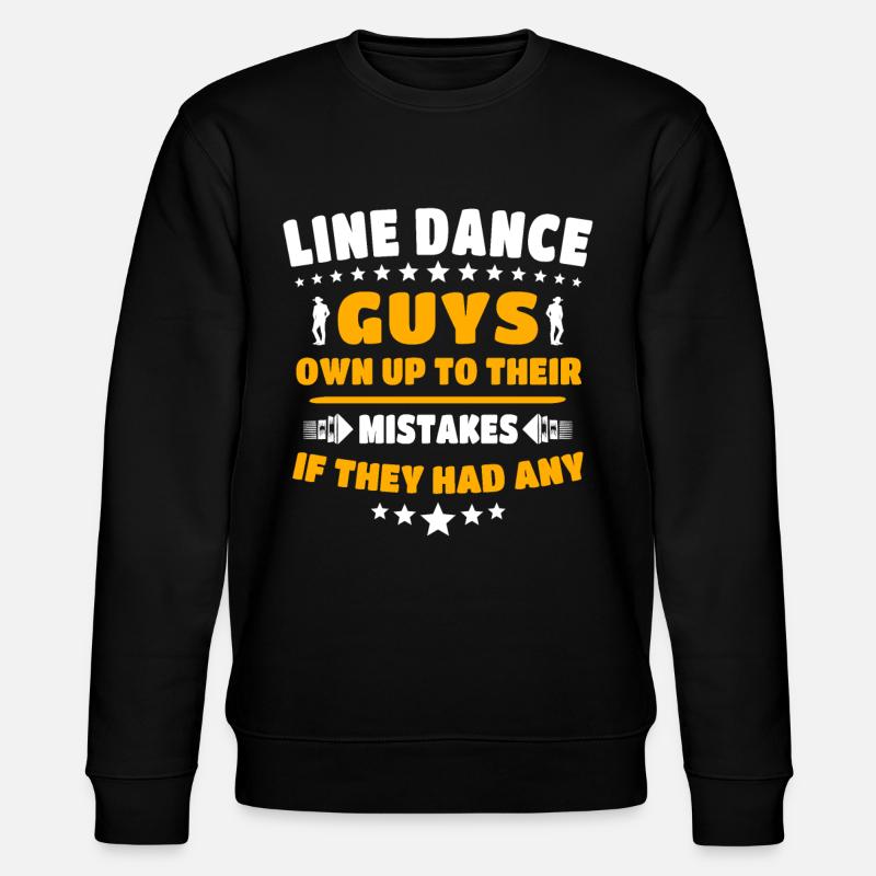 Line Dance Line Dancing - Stanley/Stella Unisex Bio-Sweatshirt CHANGER  - Schwarz