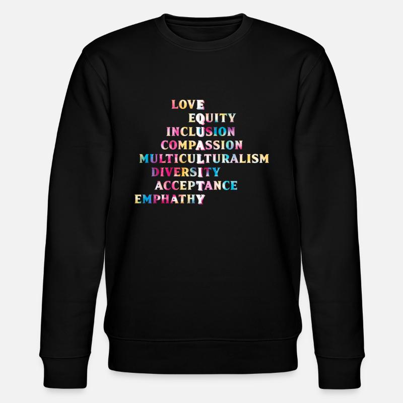 Inclusion Acceptation handicap Solidarité - Sweat bio CHANGER Stanley/Stella Unisexe - noir