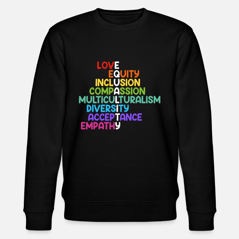 Inclusion Compassion People with disabilities - Stanley/Stella CHANGER Unisex Organic Sweatshirt - black