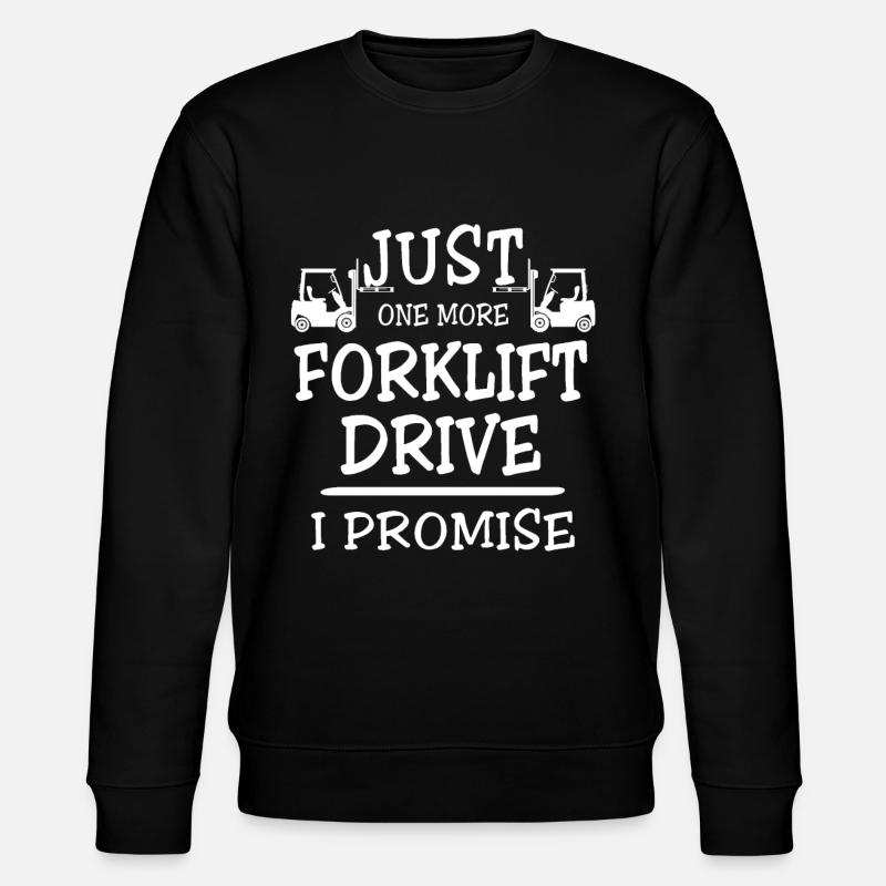 Forklift driver - Stanley/Stella CHANGER Unisex Organic Sweatshirt - black