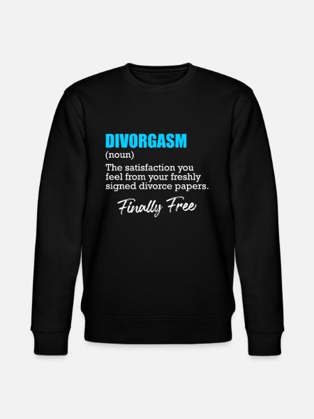Scheidungsparty Finally Divorced Scheidung - Stanley/Stella Unisex Bio-Sweatshirt CHANGER - Schwarz