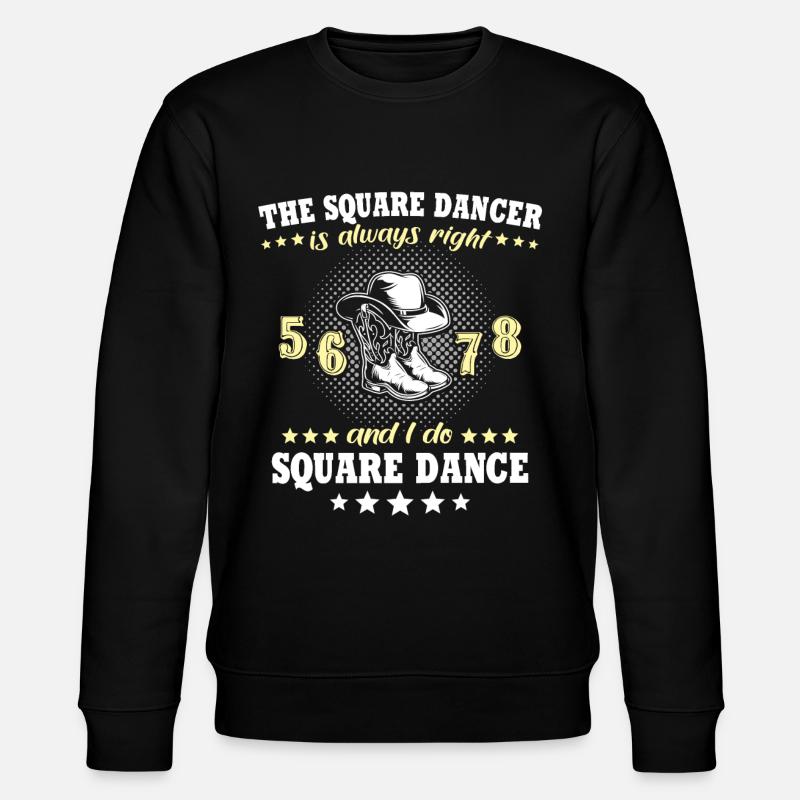 Line Dance Line Dancing - Stanley/Stella Unisex Bio-Sweatshirt CHANGER  - Schwarz