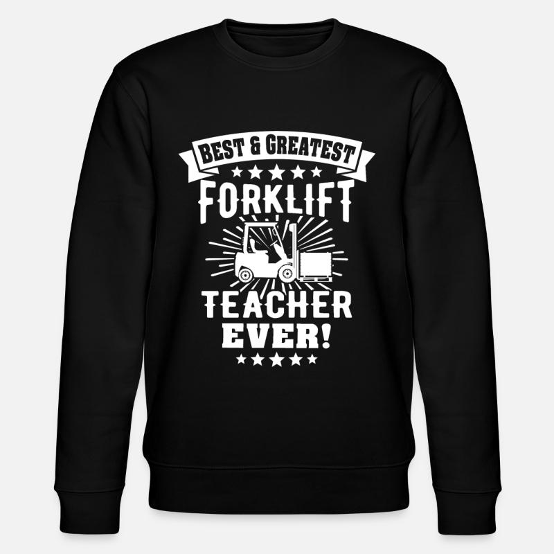 Gabelstapler Stapler Staplerfahrer - Stanley/Stella Unisex Bio-Sweatshirt CHANGER  - Schwarz