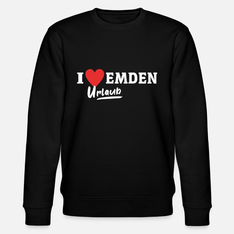 J’aime Emden Cher Emdener - Sweat bio CHANGER Stanley/Stella Unisexe - noir