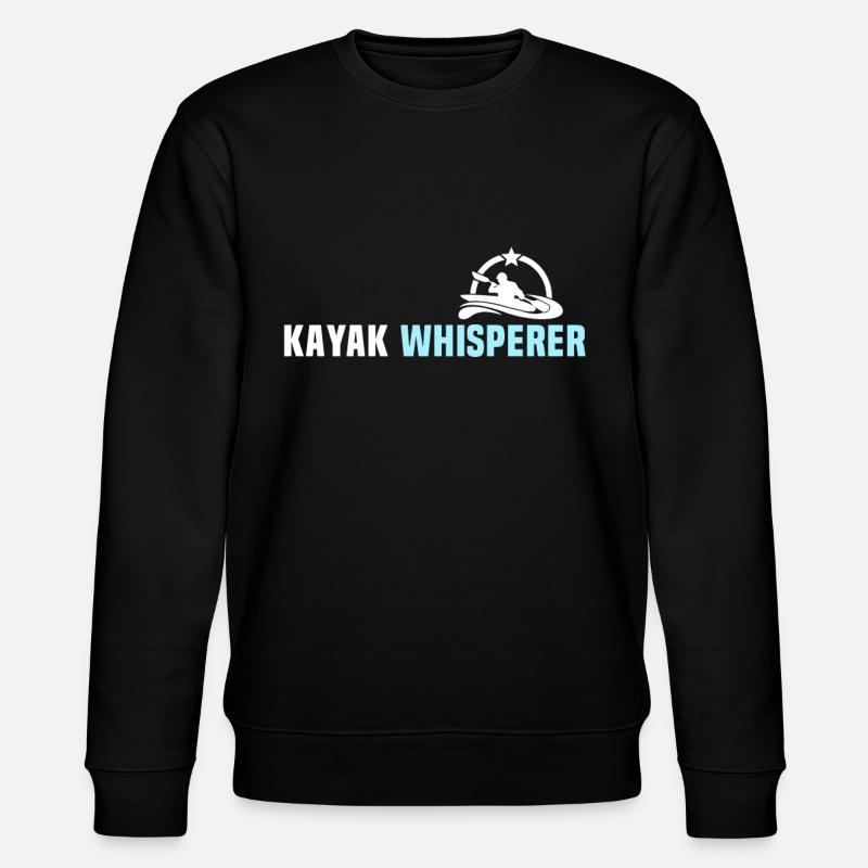 Kayaker Kayak Kayaking - Stanley/Stella CHANGER Unisex Organic Sweatshirt - black