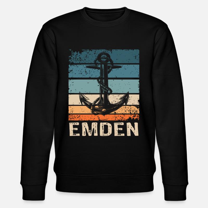 Emden motif Emdener - Sweat bio CHANGER Stanley/Stella Unisexe - noir