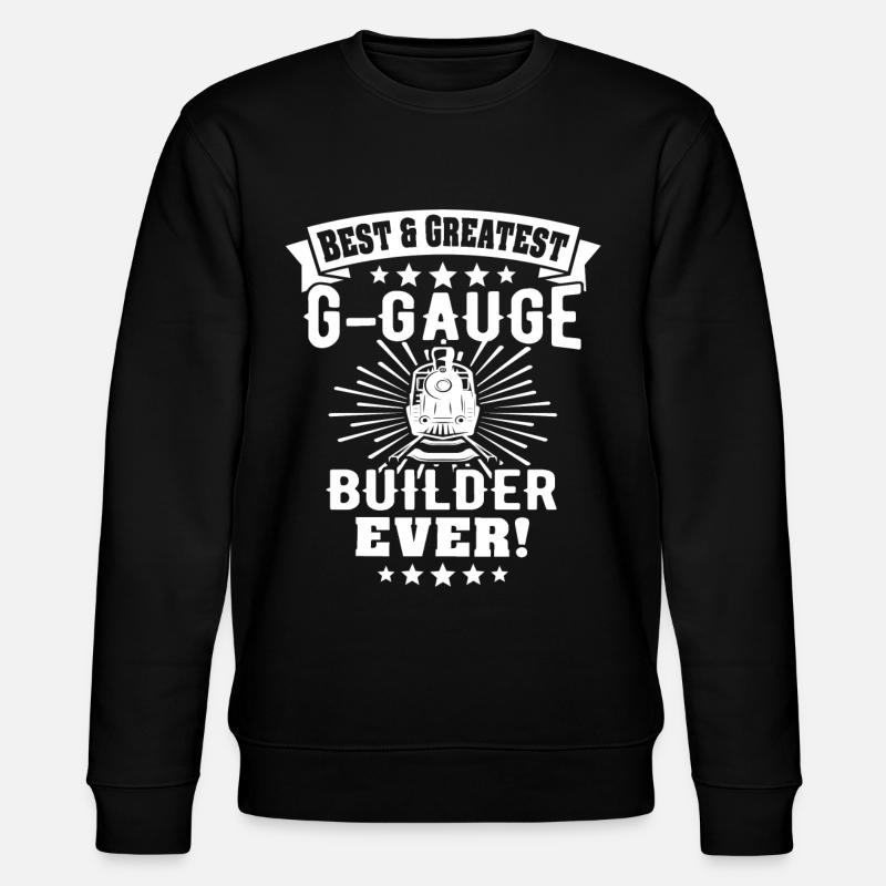 Gartenbahn Modellbahn Spur G - Stanley/Stella Unisex Bio-Sweatshirt CHANGER - Schwarz