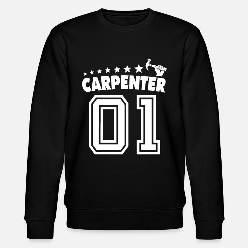 Charpentier, charpentier, charpentier, - Sweat bio CHANGER Stanley/Stella Unisexe - noir