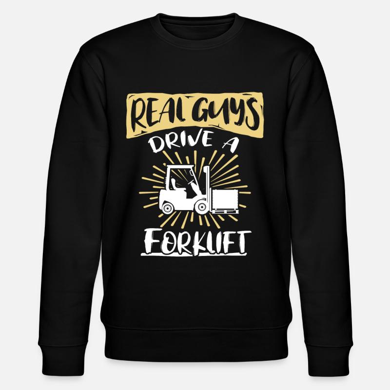 Chariot élévateur à fourche - Sweat bio CHANGER Stanley/Stella Unisexe - noir