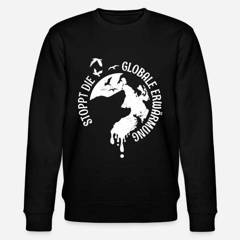 Stopper le réchauffement climatique - Sweat bio CHANGER Stanley/Stella Unisexe - noir
