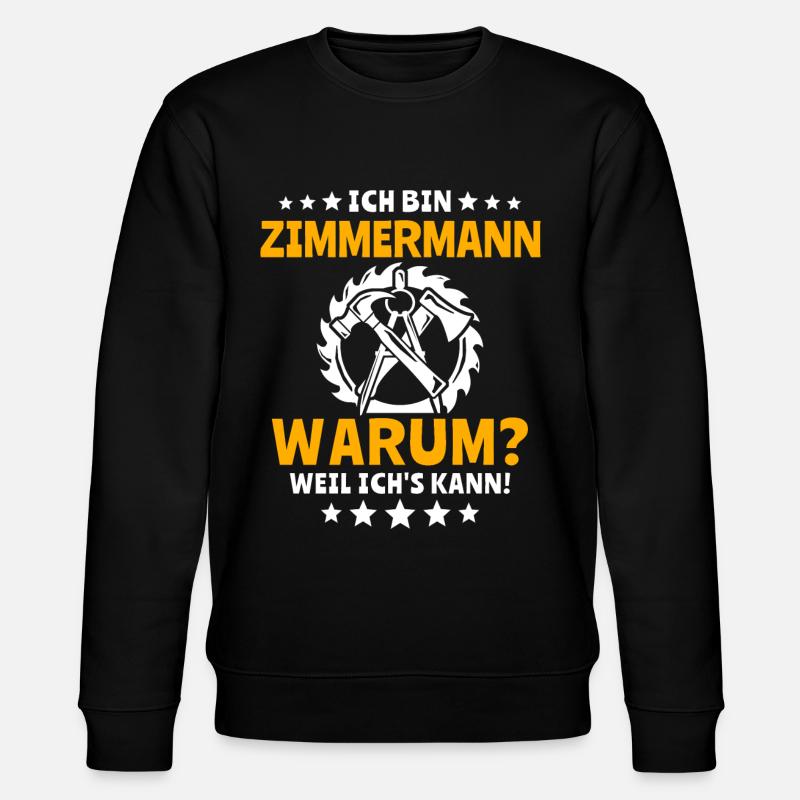Zimmermann Zimmerer - Stanley/Stella Unisex Bio-Sweatshirt CHANGER - Schwarz