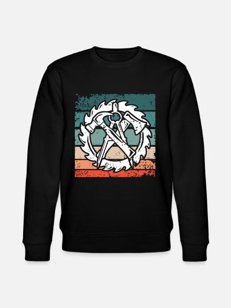 Zimmermann Sayings Carpenter - Stanley/Stella CHANGER Unisex Organic Sweatshirt - black