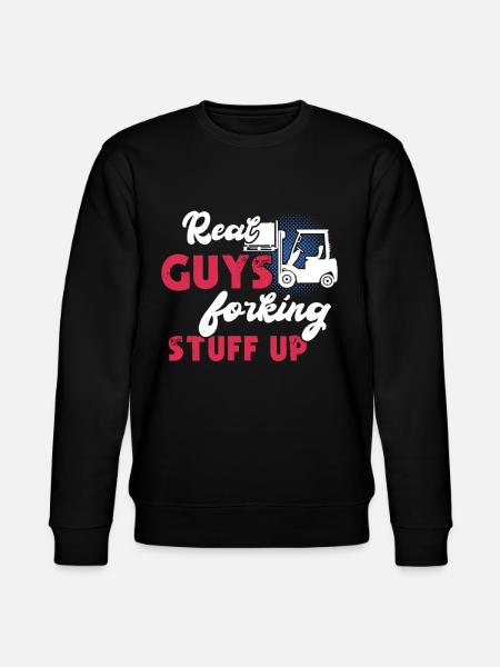 Staplerfahrer Stapler Gabelstapler - Stanley/Stella Unisex Bio-Sweatshirt CHANGER  - Schwarz