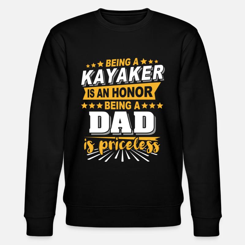 Kayak Papa Kayaking - Sweat bio CHANGER Stanley/Stella Unisexe - noir