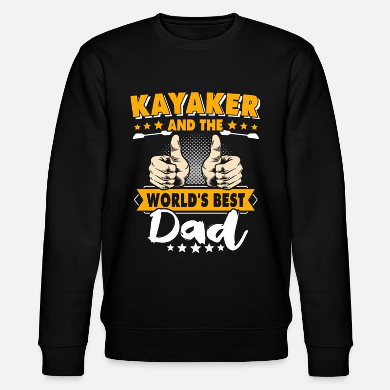 Kayak Papa Kayaking - Sweat bio CHANGER Stanley/Stella Unisexe - noir