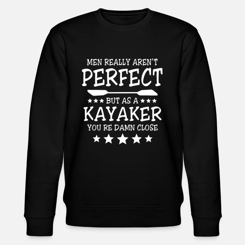 Kayaker Kayaking - Stanley/Stella CHANGER Unisex Organic Sweatshirt - black