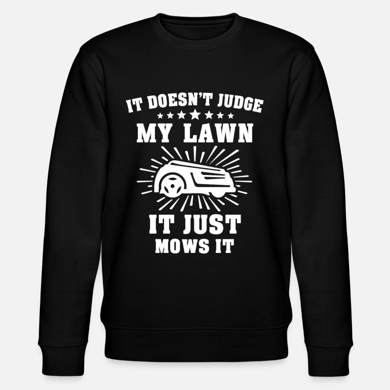 Rasenmähroboter - Stanley/Stella Unisex Bio-Sweatshirt CHANGER  - Schwarz