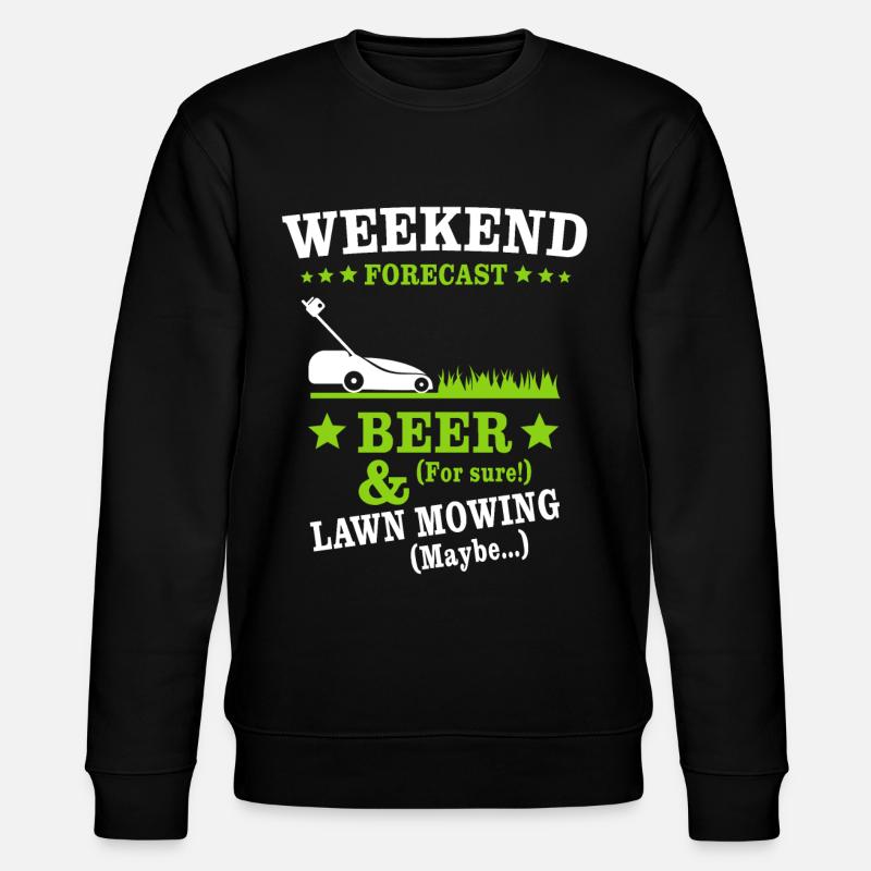 Rasen Mähen Bier - Stanley/Stella Unisex Bio-Sweatshirt CHANGER - Schwarz