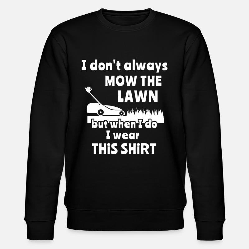 Rasen Mähen - Stanley/Stella Unisex Bio-Sweatshirt CHANGER  - Schwarz