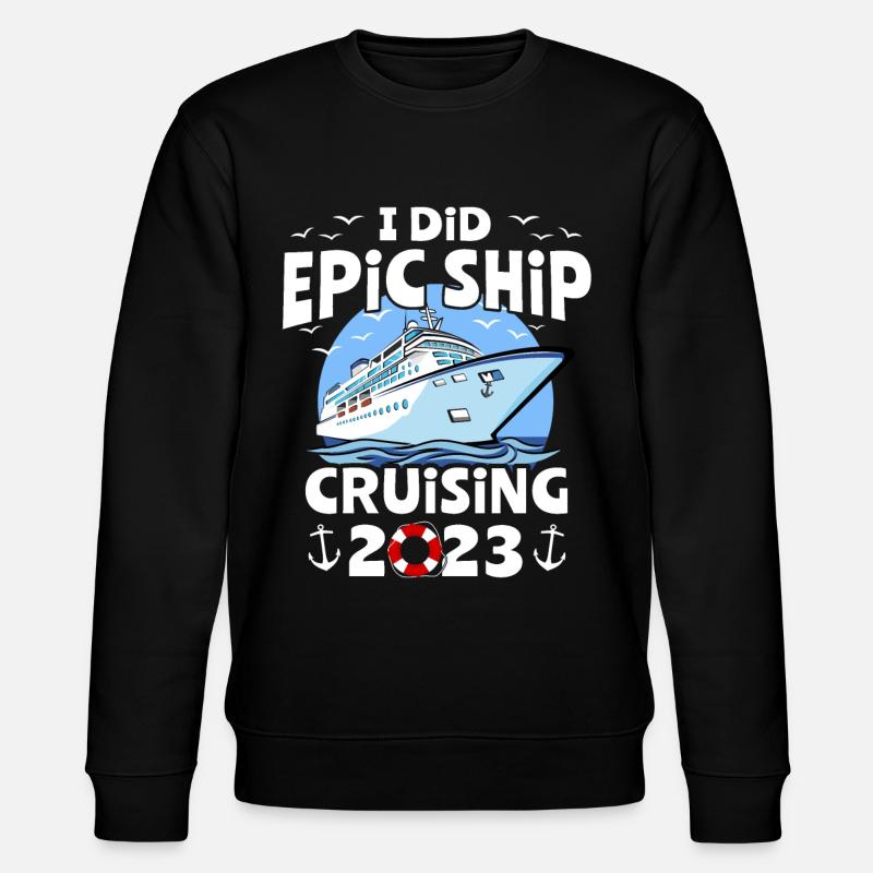 Croisière 2023 Bateau de croisière - Sweat bio CHANGER Stanley/Stella Unisexe - noir