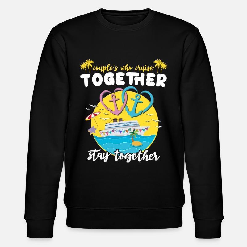 Kreuzfahrt Heiraten - Stanley/Stella Unisex Bio-Sweatshirt CHANGER  - Schwarz