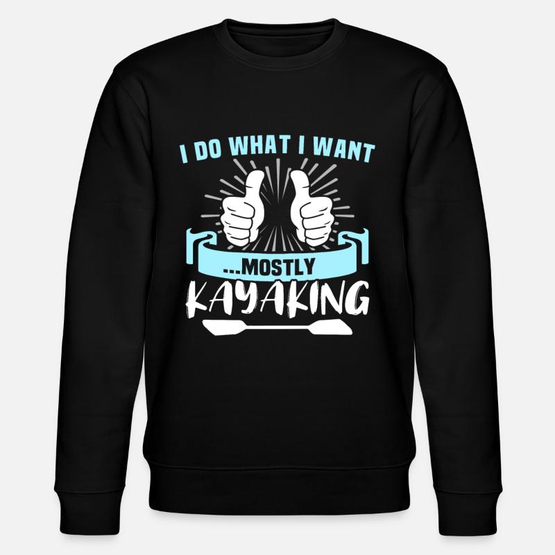 Kayaking - Stanley/Stella Unisex Bio-Sweatshirt CHANGER  - Schwarz