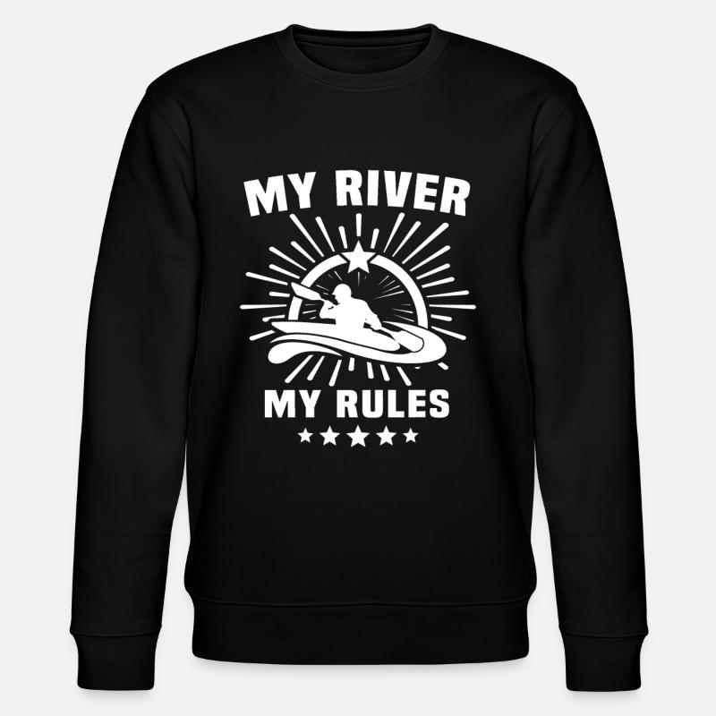 Kayaking Kayaker Kayak - Stanley/Stella Unisex Bio-Sweatshirt CHANGER - Schwarz