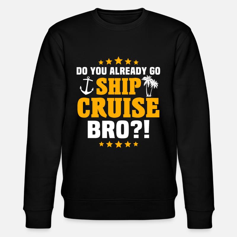 Croisière en bateau de croisière - Sweat bio CHANGER Stanley/Stella Unisexe - noir