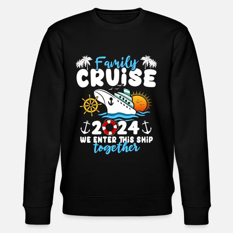 Croisière 2024 Navire de croisière - Sweat bio CHANGER Stanley/Stella Unisexe - noir