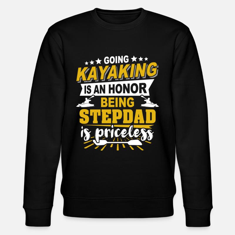 Kayak Stepdad Kayaking - Sweat bio CHANGER Stanley/Stella Unisexe - noir