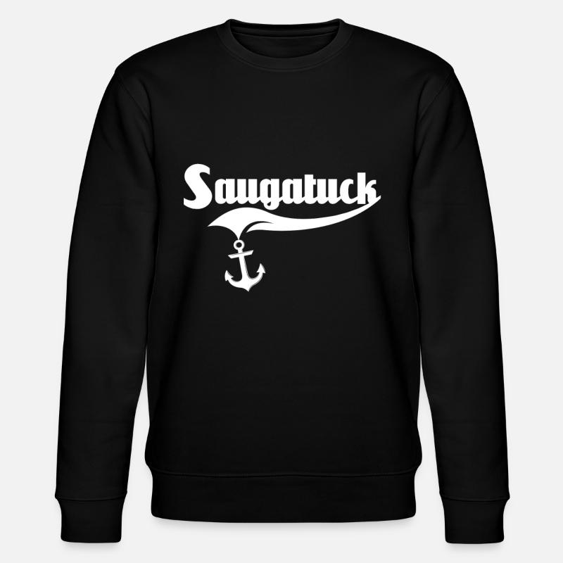 Saugatuck Michigan - Stanley/Stella Unisex Bio-Sweatshirt CHANGER  - Schwarz