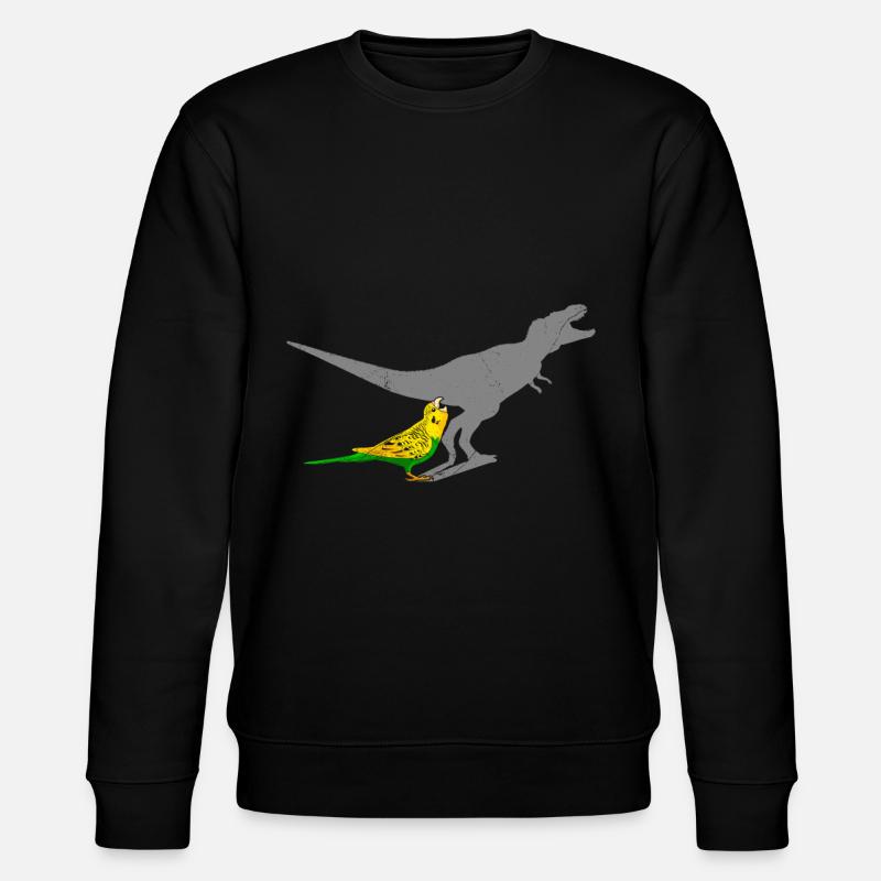 Budgie Budgie Lover Bird Lover - Stanley/Stella CHANGER Unisex Organic Sweatshirt - black