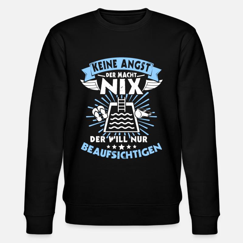 Schwimmmeister - Stanley/Stella Unisex Bio-Sweatshirt CHANGER  - Schwarz
