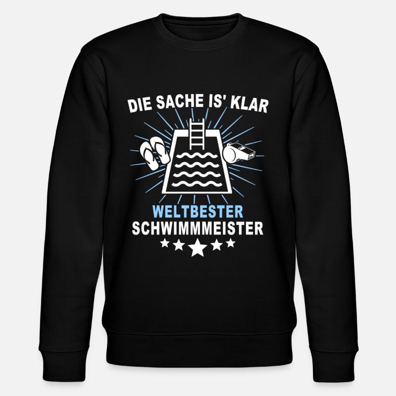 Schwimmmeister - Stanley/Stella Unisex Bio-Sweatshirt CHANGER  - Schwarz