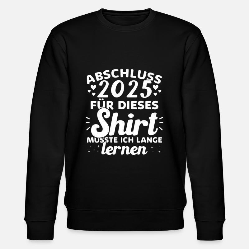 Abschluss 2025 Abschluss der Realschule - Stanley/Stella Unisex Bio-Sweatshirt CHANGER  - Schwarz