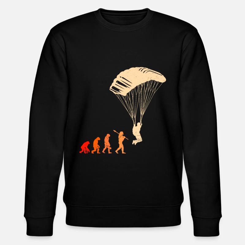 Paragliding Evolution Gleitschirmfliegen - Stanley/Stella CHANGER Unisex Organic Sweatshirt - black
