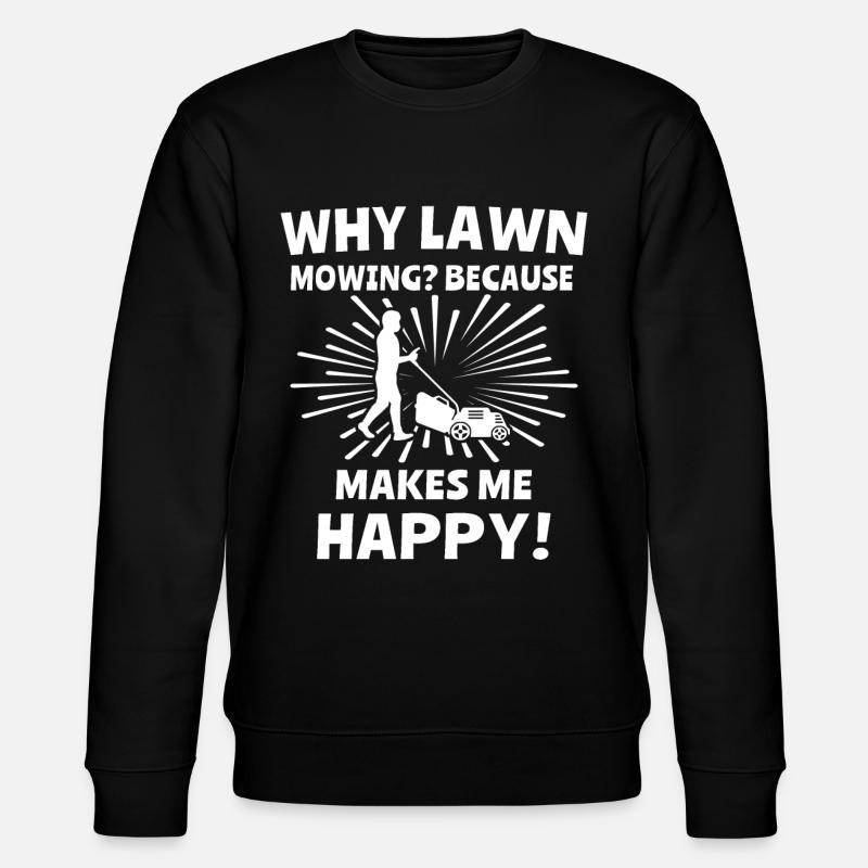 Rasenmäher - Stanley/Stella Unisex Bio-Sweatshirt CHANGER  - Schwarz