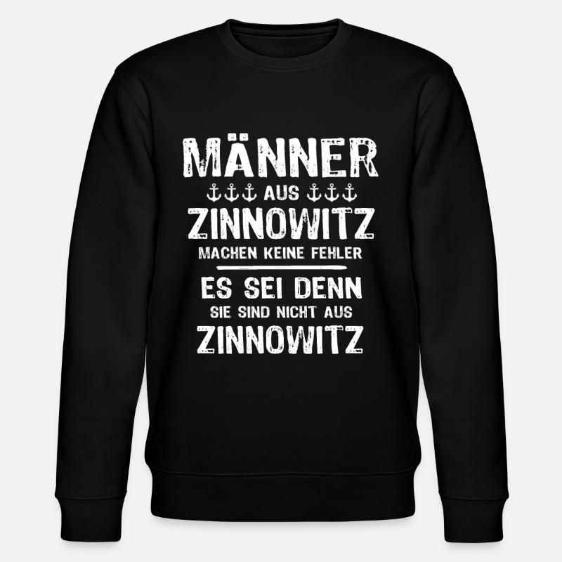 Zinnowitz Zinnowitzer - Stanley/Stella Unisex Bio-Sweatshirt CHANGER  - Schwarz