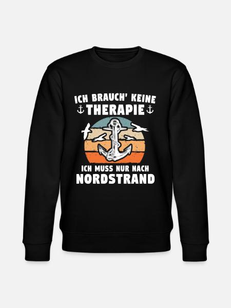 Nordstrand Sprüche - Stanley/Stella Unisex Bio-Sweatshirt CHANGER - Schwarz