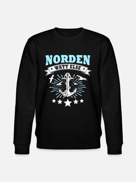 Norden - Stanley/Stella Unisex Bio-Sweatshirt CHANGER  - Schwarz