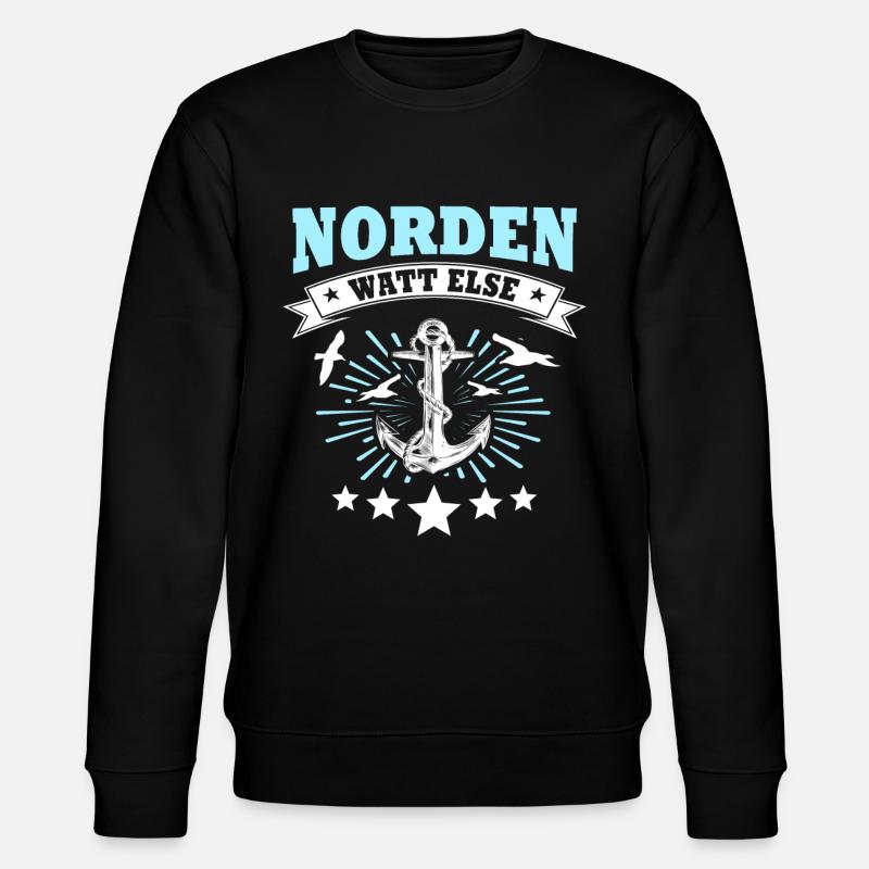 Norden - Stanley/Stella Unisex Bio-Sweatshirt CHANGER - Schwarz
