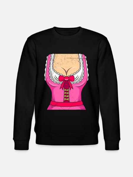 Dirndl Bayerisch Trachten Shirt - Stanley/Stella CHANGER Unisex Organic Sweatshirt - black