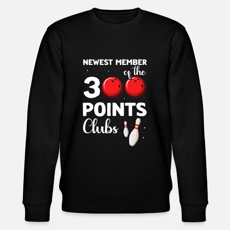 Bowling Player - Stanley/Stella Unisex Bio-Sweatshirt CHANGER  - Schwarz