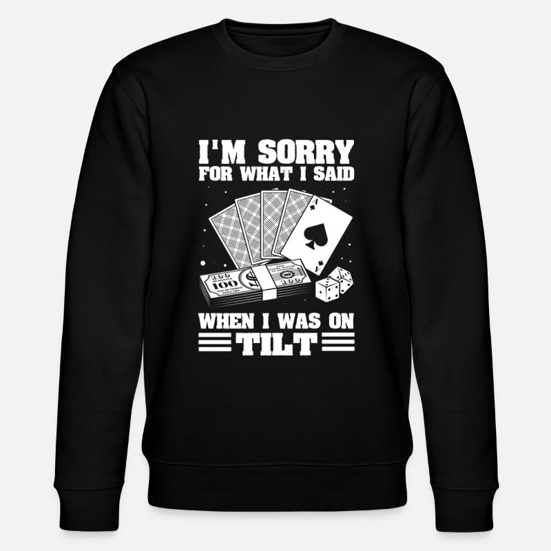 Poker - Stanley/Stella Unisex Bio-Sweatshirt CHANGER - Schwarz