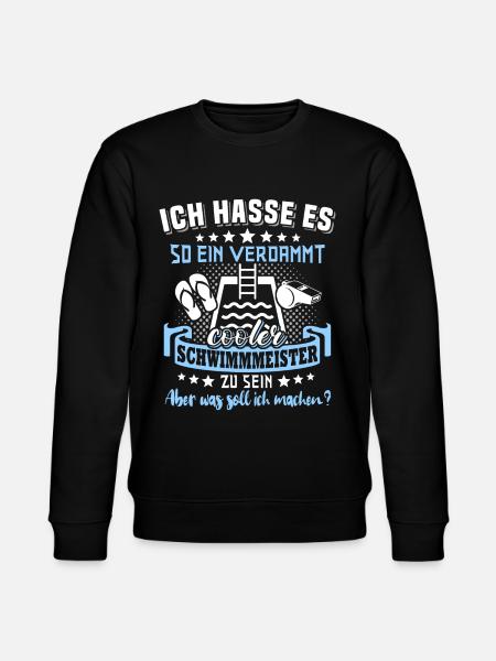 Schwimmmeister - Stanley/Stella Unisex Bio-Sweatshirt CHANGER  - Schwarz