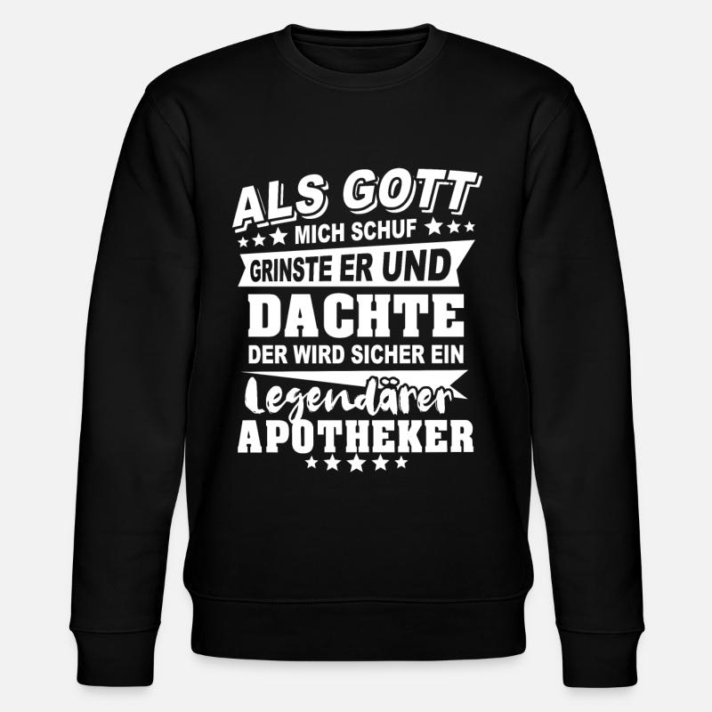 Apotheker - Stanley/Stella Unisex Bio-Sweatshirt CHANGER - Schwarz