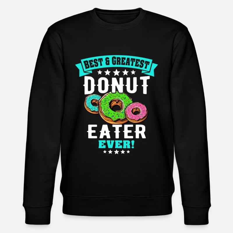 Donut Dear Donut Lovers - Stanley/Stella CHANGER Unisex Organic Sweatshirt - black