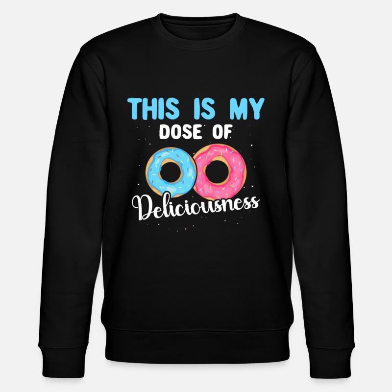 Donuts Doughnuts - Stanley/Stella Unisex Bio-Sweatshirt CHANGER - Schwarz