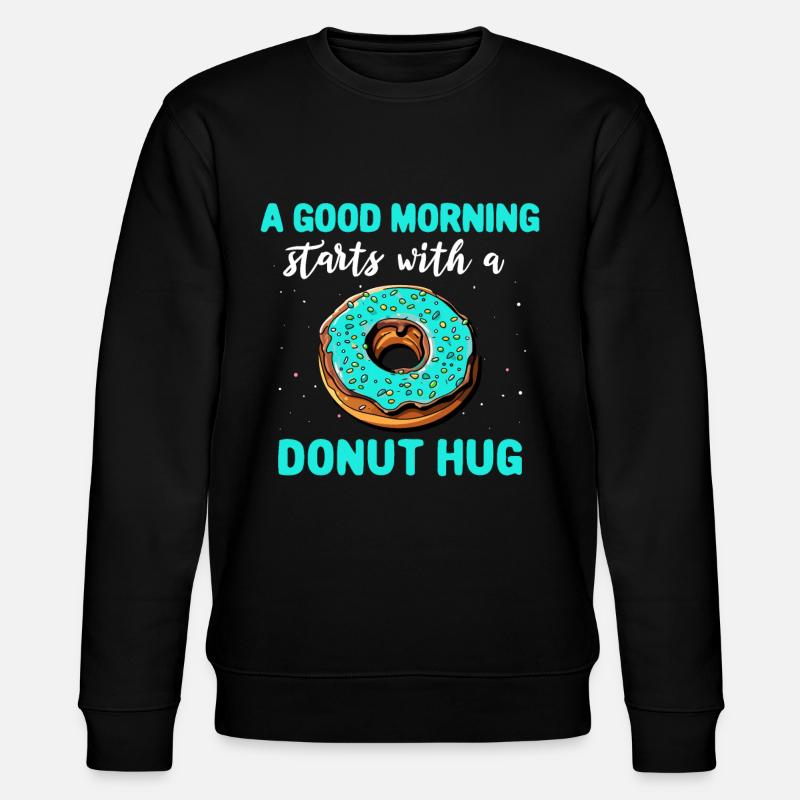 Donuts Doughnuts - Stanley/Stella CHANGER Unisex Organic Sweatshirt - black